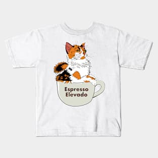 Espresso Elevado Calico Kids T-Shirt